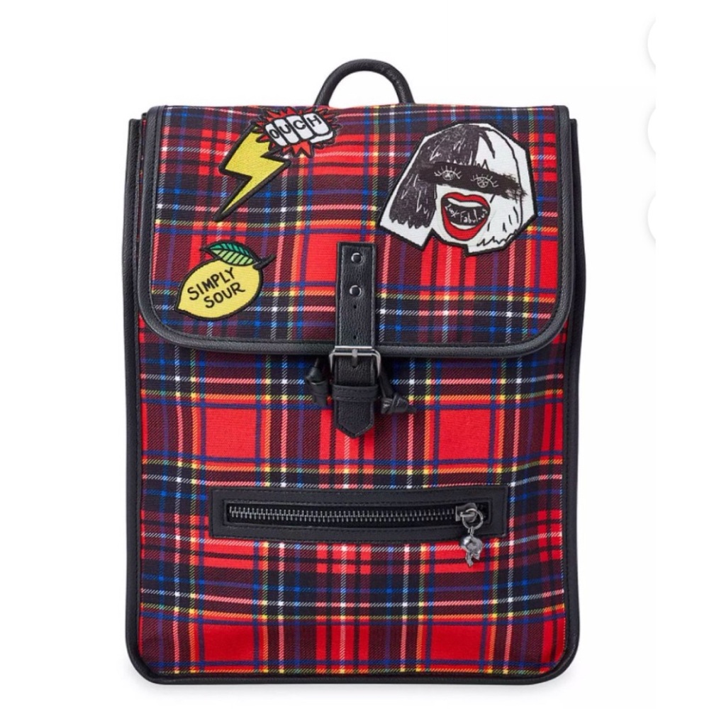 Disney Parks Cruella Live Action Plaid Backpack